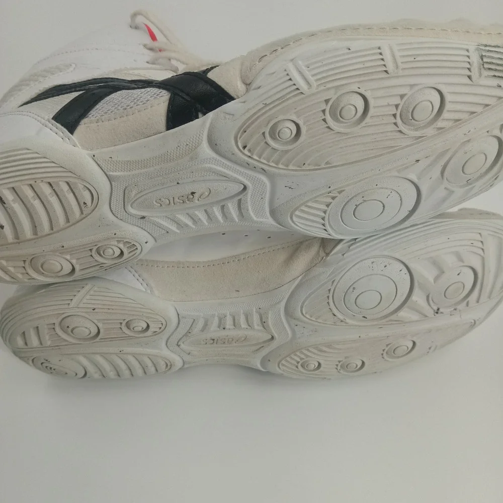 Asics Matflex 7 Wrestling Shoes White Black Diva Pink 1081A051 Mens 10
